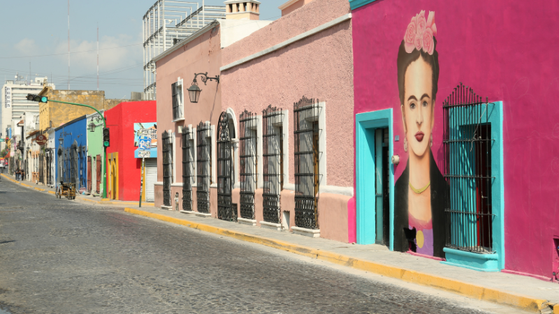 Frida Kahlo Mural Mexico City, Mexico